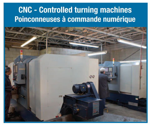 CNC - Controlled turning machines